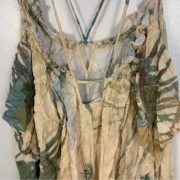 Anthropologie x Tahnee Kelland Strappy Tropical Print Midi Dress - Picture 5 of 16